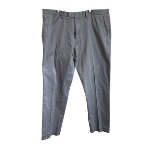 J. Crew Bowery Men’s Gray Slim Fit Stretch Chino Flat Front Cotton 36W/32L